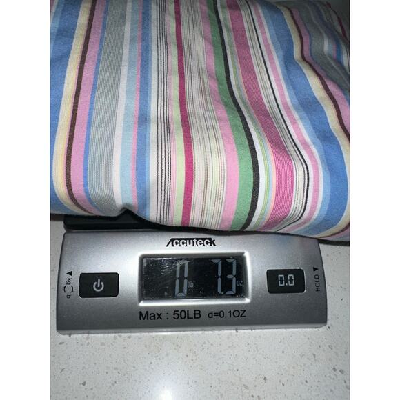 Foxcroft Shirt Button Up Wrinkle Free Long Sleeve Stripe 18 Classic Fit Casual - Picture 10 of 10